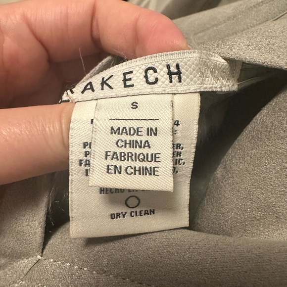 Anthropologie Marrakech Reversible Faux Fur/Suede Moto Jacket - Picture 10 of 10